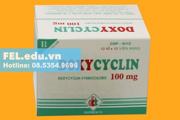 Doxycyclin Viên nang 100 mg