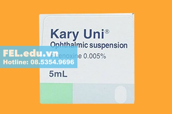 Thuốc Kary Uni nhỏ lâu có hại cho mắt không?