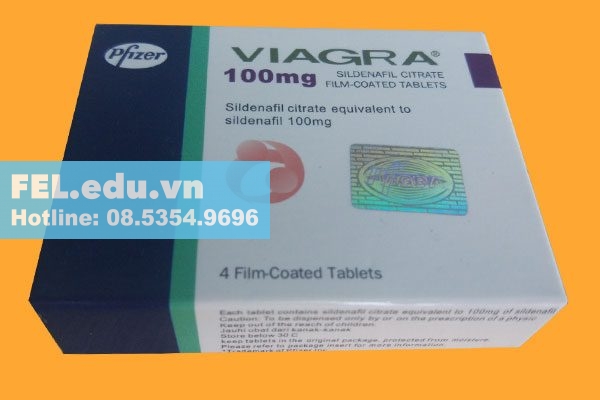 Hộp thuốc Viagra 100mg