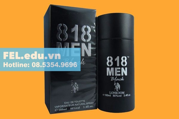 818 Men Black