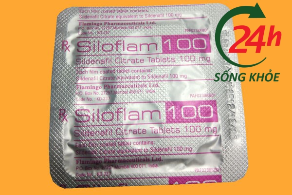 Thuốc Siloflam với thành phần chính là Sildenafil