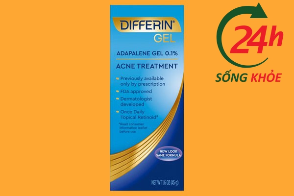 Thuốc trị mụn ẩn dưới da Differin Adapalene