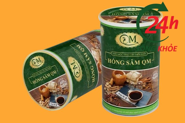 Thuốc bắc trị mụn Hồng Sâm Qm