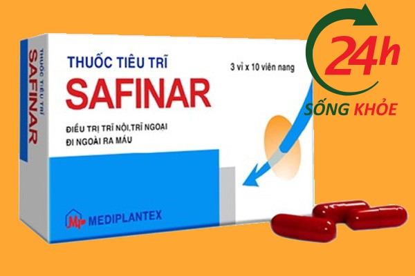 Thuốc trị búi trĩ Safinar