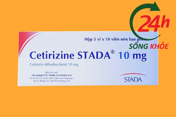 Liều dùng Cetirizin 10mg