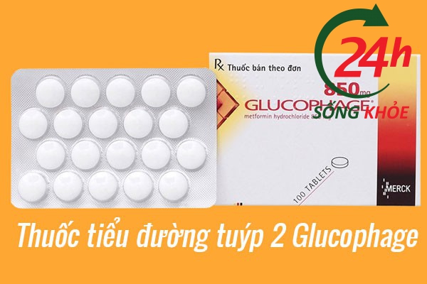 Thuốc tiểu đường tuýp 2 Glucophage