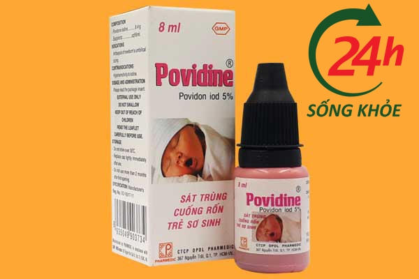 Thuốc Povidine 5% cho trẻ sơ sinh
