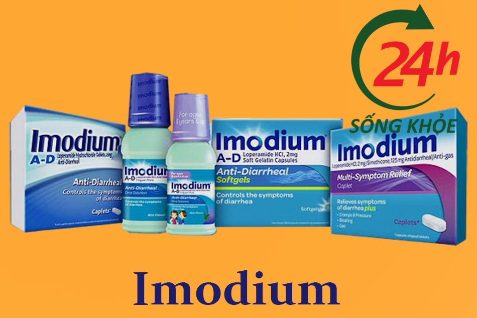 Imodium Multi-Symptom Relief có sẵn ở dạng nào?