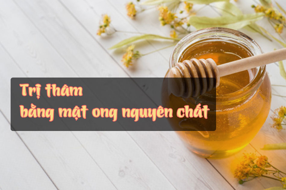 Dùng mật ong nguyên chất trị mụn thâm