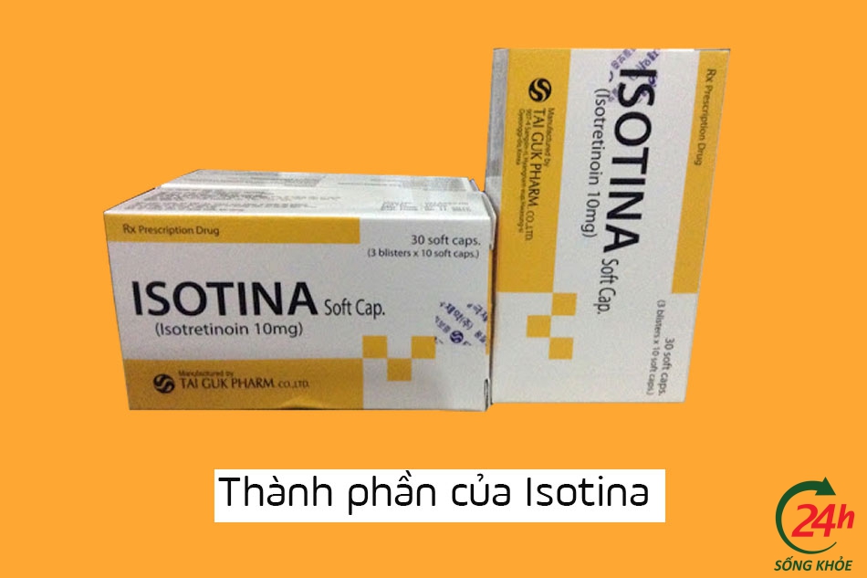 Thành phần của thuốc Isotina