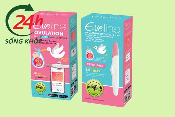 Que thử rụng trứng điện tử Eveline Care