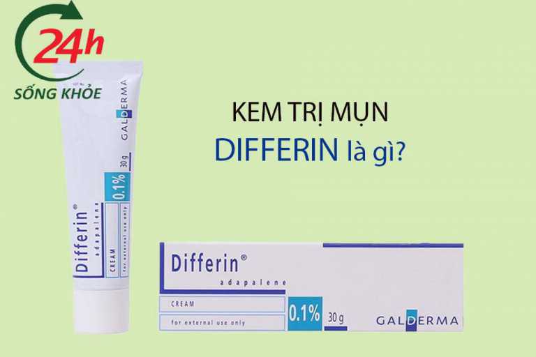 Kem trị mụn differin là gì? Công dung & cách dùng