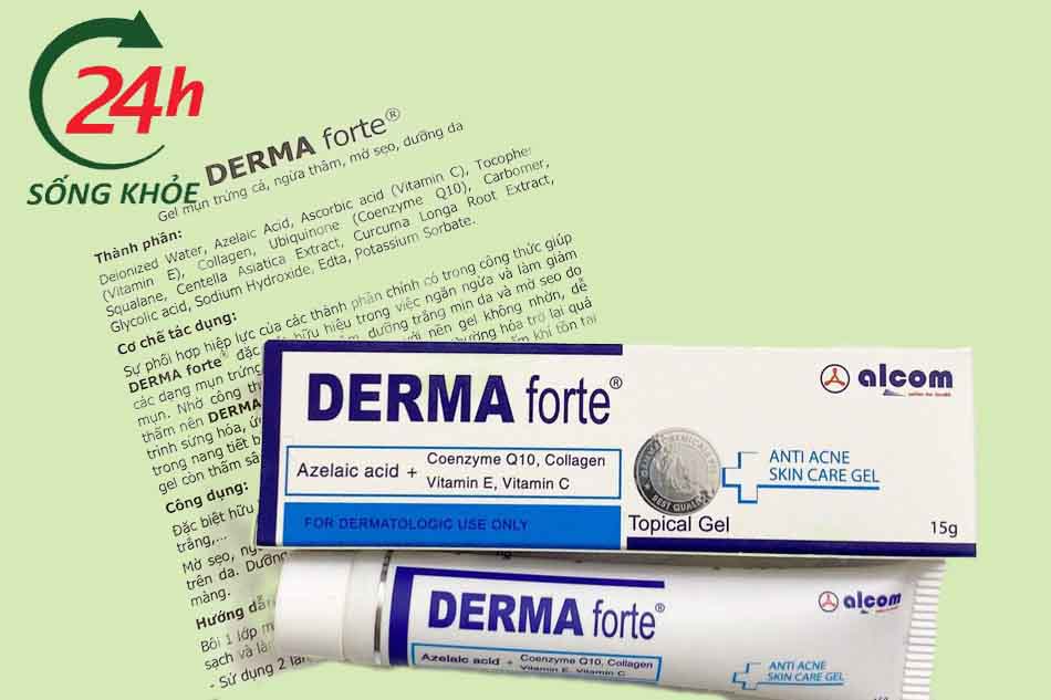 Thành phần kem trị mụn Derma Forte