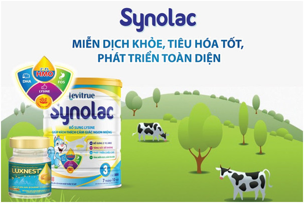 Sữa non công thức Synolac giúp trẻ miễn dịch khỏe, tiêu hóa tốt