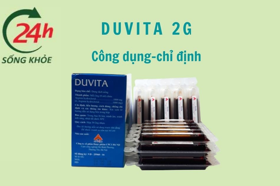 Công dụng chỉ định của thuốc Duvita