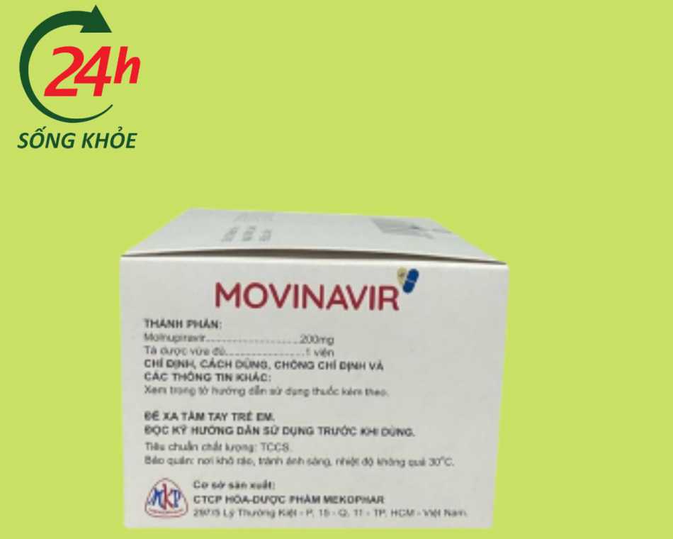 Thành phần thuốc Movinavir 200mg
