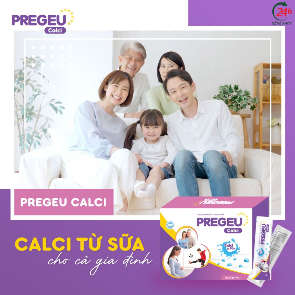 PregEU Calci - Calci từ sữa cho cả gia đình