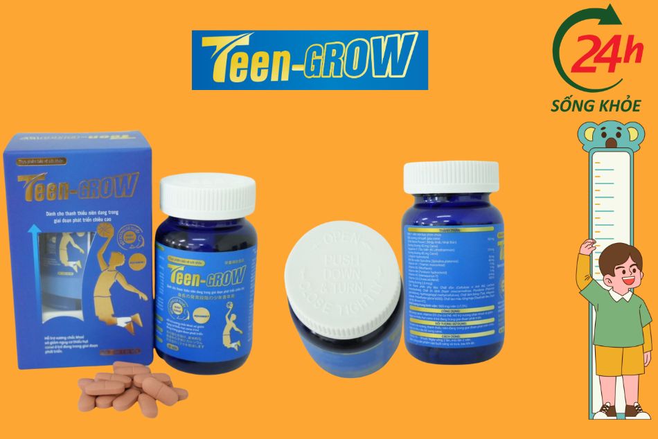 Cách sử dụng viên uống Teen - Grow