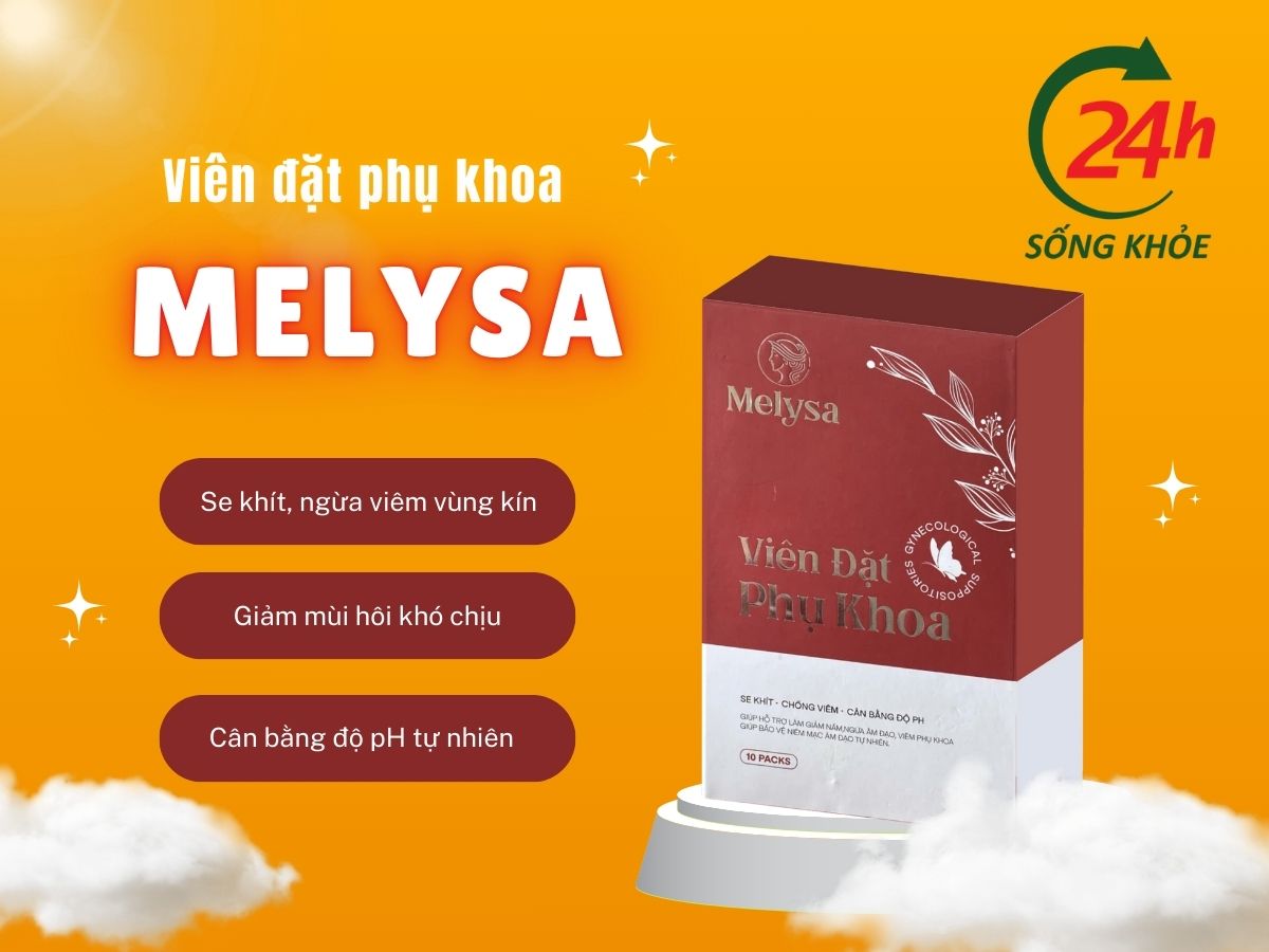 Viên Đặt Phụ Khoa Melysa - Chấm dứt nỗi lo viêm nhiễm vùng kín, tự tin hơn mỗi ngày!