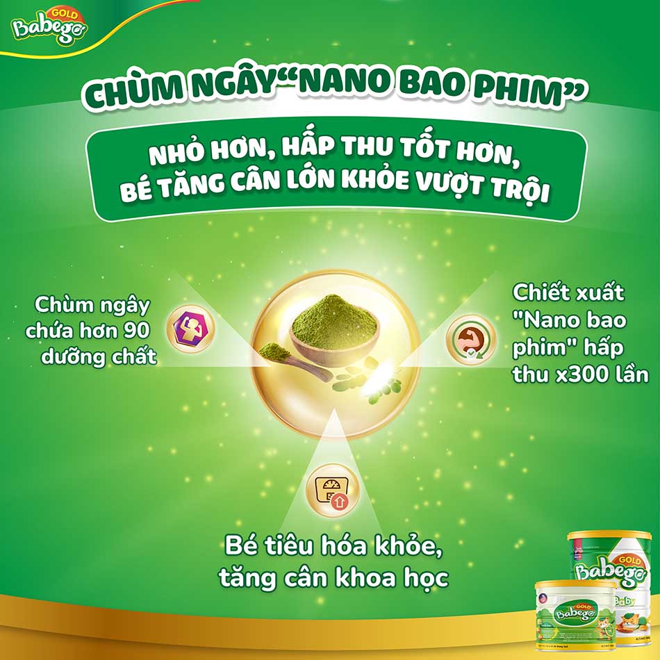 Cơ chế tác dụng của Chùm ngây “Nano Bao phim” trong sữa Babego Gold 