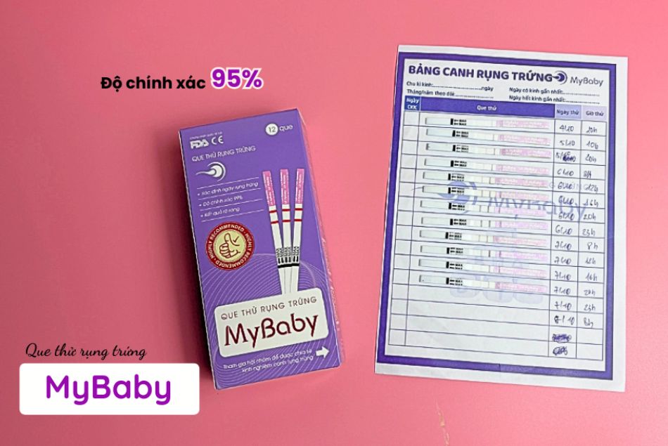 Que thử rụng trứng MyBaby