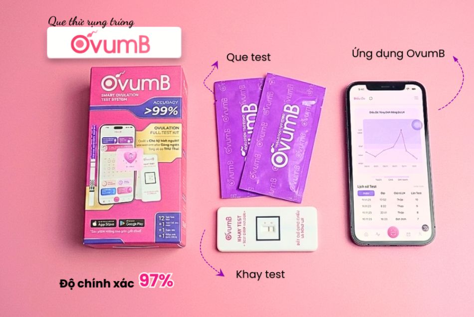 Bộ sản phẩm que canh trứng bán tự động OvumB