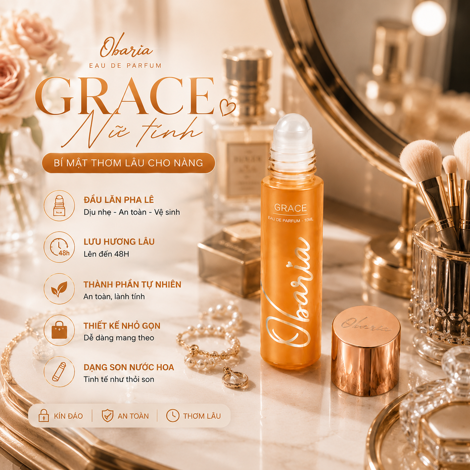 Son nước hoa vùng kín Obaria Grace