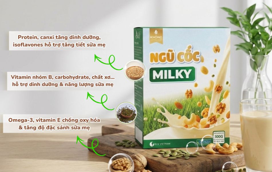 Ngũ cốc lợi sữa Milky