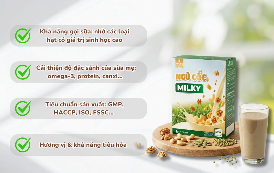 Ngũ cốc lợi sữa Milky