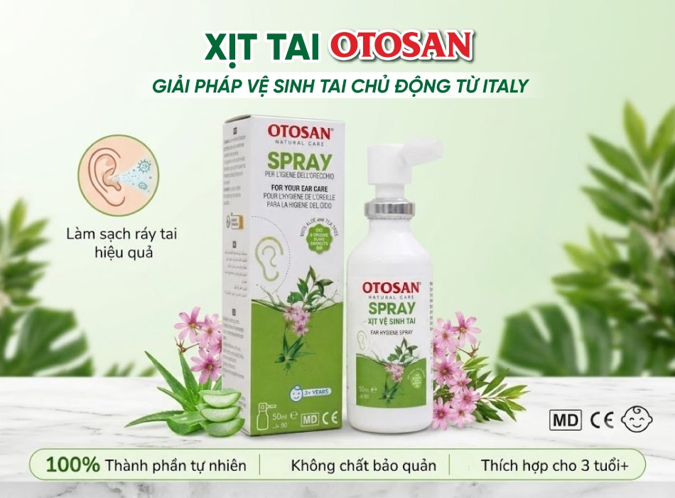 Xịt tai Otosan